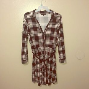 Flannel dress
